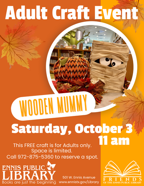 Wooden Mummy Adult Craft Event3_468