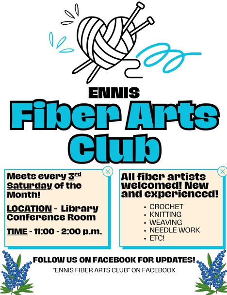 Official Website for the City of Ennis, Texas - Ennis Fiber Arts Club