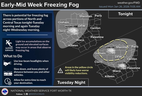 Official Website for the City of Ennis, Texas - Winter Storm January 2026