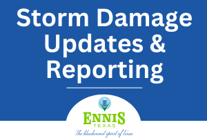 Official Website for the City of Ennis, Texas - Declaration of Disaster ...